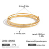 Stainless Steel Geometric Electroplated Bracelet Jewelry