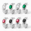 Stainless Steel Geometric Electroplated Earrings For Women