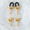 Stainless Steel Geometric Electroplated Earrings