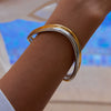 Stainless Steel Geometric Electroplated Ring Bracelet Jewelry For Women