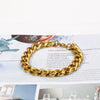 Stainless Steel Geometric Electroplated Unisex Bracelet