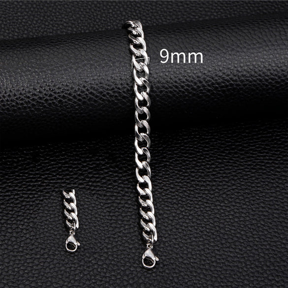 Stainless Steel Geometric Electroplated Unisex Bracelet