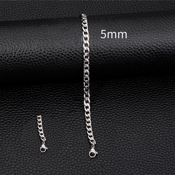 Stainless Steel Geometric Electroplated Unisex Bracelet
