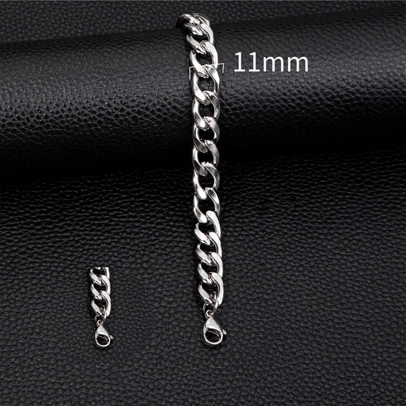 Stainless Steel Geometric Electroplated Unisex Bracelet