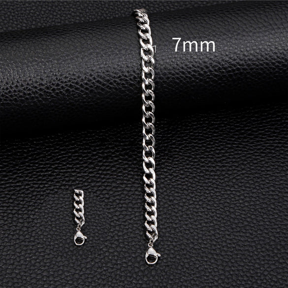 Stainless Steel Geometric Electroplated Unisex Bracelet