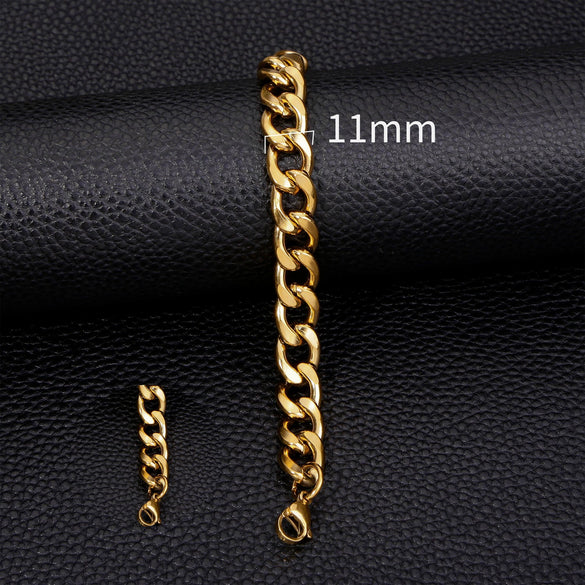 Stainless Steel Geometric Electroplated Unisex Bracelet