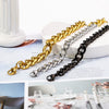 Stainless Steel Geometric Electroplated Unisex Bracelet