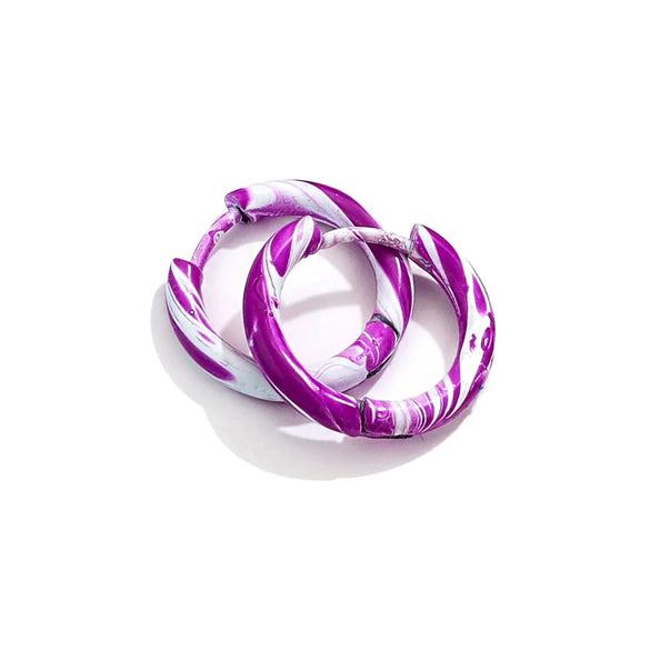 Stainless Steel Geometric Electroplated Unisex Piercing Ear Buckle And Ear Clip