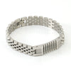 Stainless Steel Geometric Electroplated Watch Strap Chain Bracelet Trendy Unisex Metal Jewelry