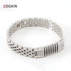 Stainless Steel Geometric Electroplated Watch Strap Chain Bracelet Trendy Unisex Metal Jewelry