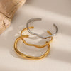 Stainless Steel Geometric Electroplated Women's Bracelet Jewelry Simple And Highend