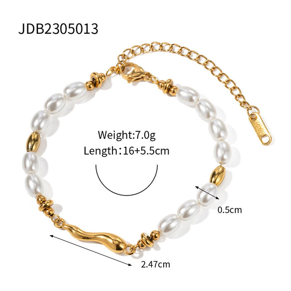 Stainless Steel Geometric Electroplated Women's Bracelet Jewelry