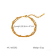 Stainless Steel Geometric Electroplated Women's Bracelet Jewelry