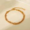 Stainless Steel Geometric Electroplated Women's Bracelet Jewelry