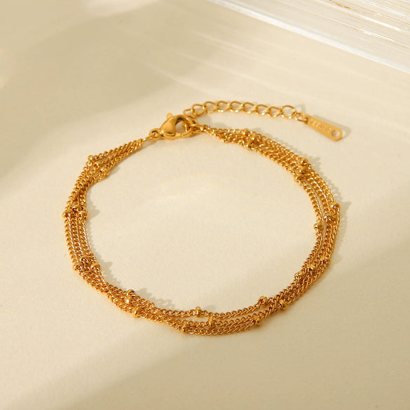 Stainless Steel Geometric Electroplated Women's Bracelet Jewelry
