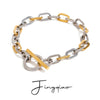 Stainless Steel Geometric Electroplated Women's Bracelet