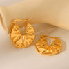 Stainless Steel Geometric Electroplated Women's Earrings