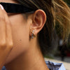 Stainless Steel Geometric Electroplated Women's Earrings