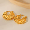 Stainless Steel Geometric Electroplated Women's Earrings