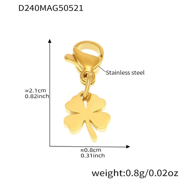 Stainless Steel Geometric Electroplated Women's Fashion Jewelry Bracelet Anklet Combination