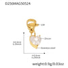 Stainless Steel Geometric Electroplated Women's Fashion Jewelry Bracelet Anklet Combination