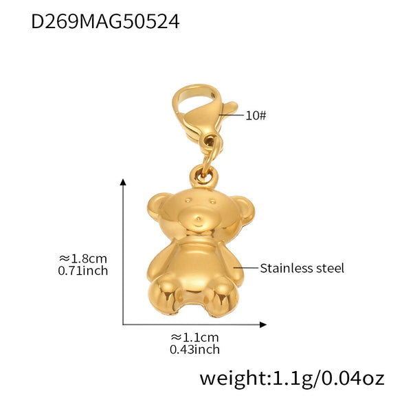 Stainless Steel Geometric Electroplated Women's Fashion Jewelry Bracelet Anklet Combination