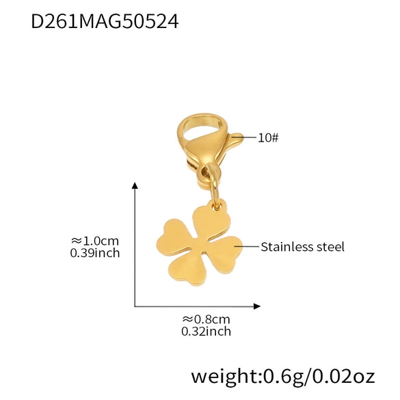 Stainless Steel Geometric Electroplated Women's Fashion Jewelry Bracelet Anklet Combination