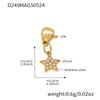 Stainless Steel Geometric Electroplated Women's Fashion Jewelry Bracelet Anklet Combination