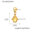 Stainless Steel Geometric Electroplated Women's Fashion Jewelry Bracelet Anklet Combination
