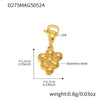 Stainless Steel Geometric Electroplated Women's Fashion Jewelry Bracelet Anklet Combination