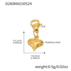 Stainless Steel Geometric Electroplated Women's Fashion Jewelry Bracelet Anklet Combination
