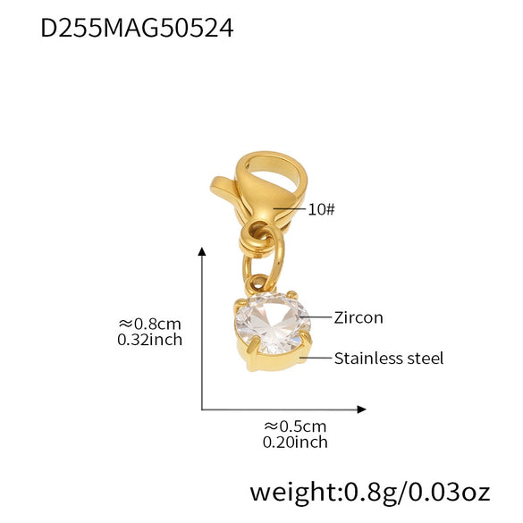 Stainless Steel Geometric Electroplated Women's Fashion Jewelry Bracelet Anklet Combination