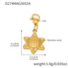 Stainless Steel Geometric Electroplated Women's Fashion Jewelry Bracelet Anklet Combination