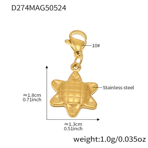Stainless Steel Geometric Electroplated Women's Fashion Jewelry Bracelet Anklet Combination