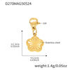 Stainless Steel Geometric Electroplated Women's Fashion Jewelry Bracelet Anklet Combination