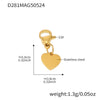 Stainless Steel Geometric Electroplated Women's Fashion Jewelry Bracelet Anklet Combination