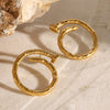 Stainless Steel Geometric Electroplated Women's Nail Earrings