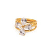 Stainless Steel Geometric Electroplated Women's Ring Jewelry