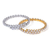 Stainless Steel Geometric Electroplating Bracelet