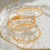 Stainless Steel Geometric Electroplating Bracelet