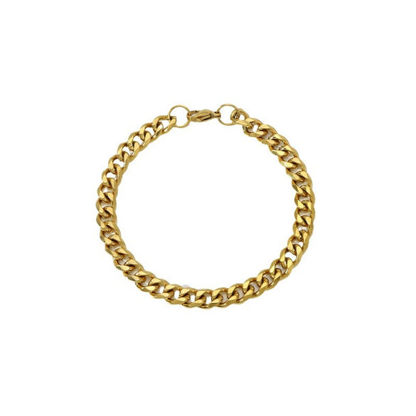 Stainless Steel Geometric Electroplating Unisex Bracelet