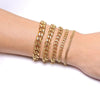 Stainless Steel Geometric Electroplating Unisex Bracelet