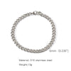 Stainless Steel Geometric Electroplating Unisex Bracelet