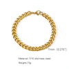 Stainless Steel Geometric Electroplating Unisex Bracelet