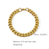 Stainless Steel Geometric Electroplating Unisex Bracelet