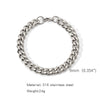 Stainless Steel Geometric Electroplating Unisex Bracelet