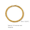 Stainless Steel Geometric Electroplating Unisex Bracelet