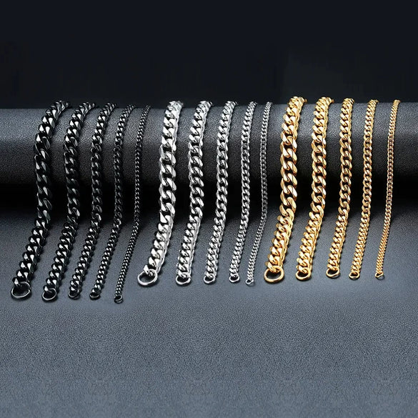 Stainless Steel Geometric Electroplating Unisex Bracelet