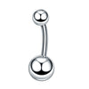 Stainless Steel Geometric Electroplating Unisex Navel Ring Body Piercing Jewelry