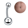 Stainless Steel Geometric Electroplating Unisex Navel Ring Body Piercing Jewelry